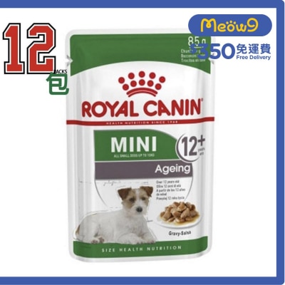 ROYAL CANIN [盒裝優惠]SHN小型老犬12+營養主食袋裝狗濕糧(肉汁)(85g x12) - 皇家