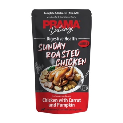 PRAMY - 假日肉汁烤雞  狗用主食濕包 120g