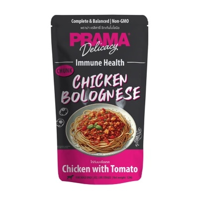 PRAMY - 波隆那蕃茄雞肉  狗用主食濕包 120g