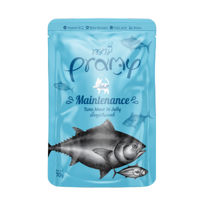 PRAMY 高級白肉吞拿魚 成貓 啫喱功能性濕包 - 健康維護 (70g) 044263