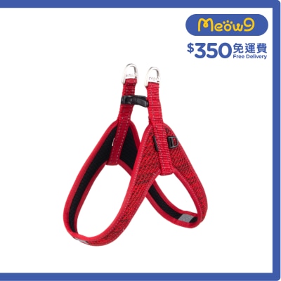 ROGZ - Utility Fast-Fit Harness 胸帶 (M) 紅色