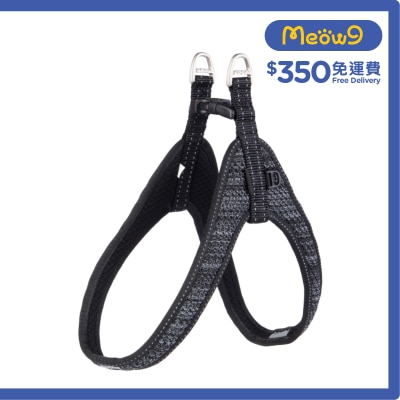 ROGZ Utility Fast-Fit Harness 胸帶 (M/L) 黑色