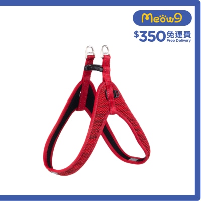 ROGZ - Utility Fast-Fit Harness 胸帶 (M/L) 紅色