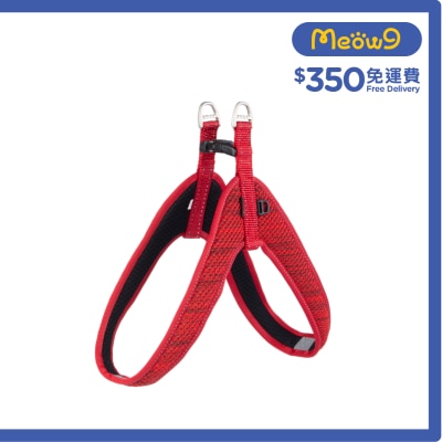 ROGZ Utility Fast-Fit Harness 胸帶 (L) 紅色