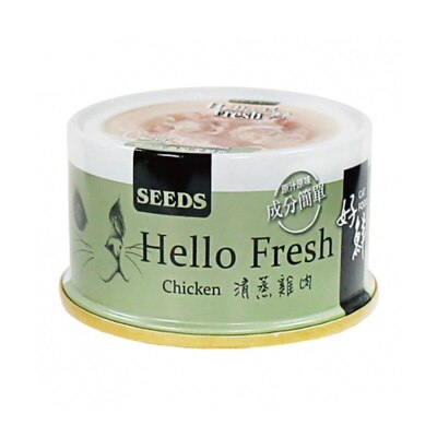 種子 SEEDS-Hello Fresh好鮮燉湯-清蒸雞肉貓罐頭(80g) 828860