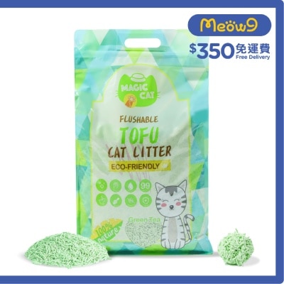 MAGIC CAT 綠茶味 天然玉米豆腐貓砂 (18L) - MAGIC CAT
