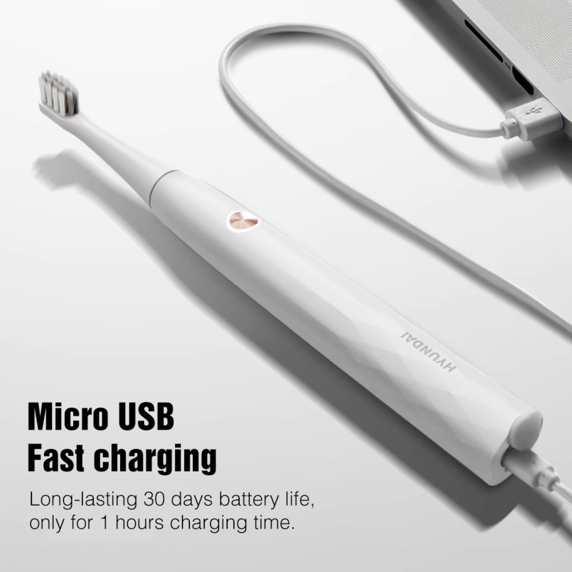現代 OC-012 電動牙刷 白色