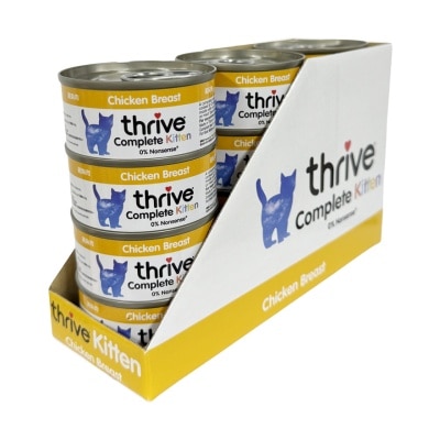 THRIVE [Value Pack] Complete Kitten *Chicken* Breast Cat Can (75g x12) 101624 Parallel import image