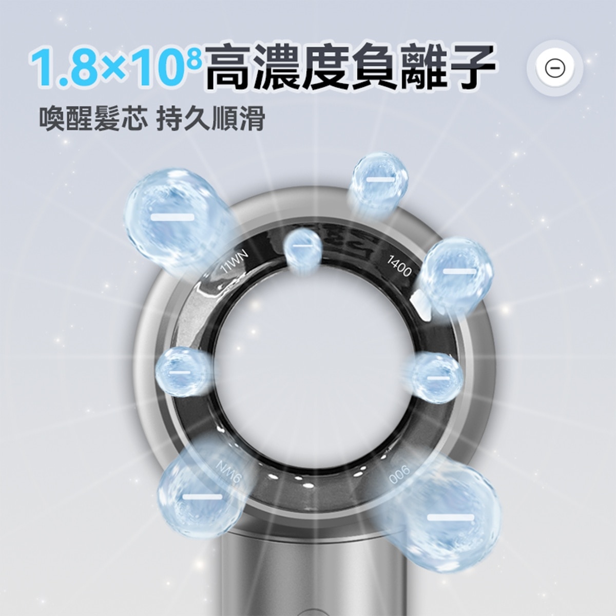 ILIVI V10 negative ion quick drying bladeless Hair Dryer image