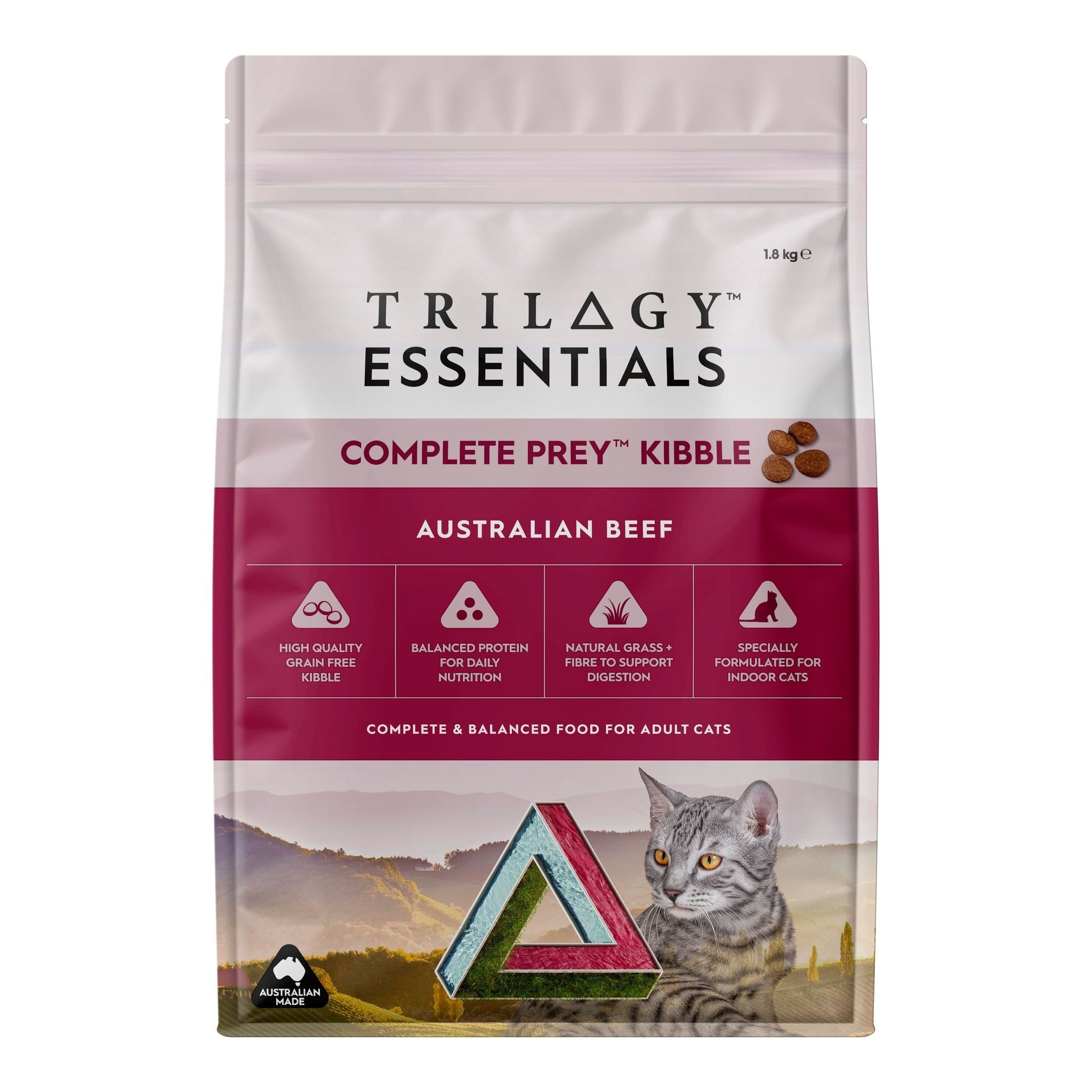 TRILOGY Essentials Complete Prey™ 成貓乾糧 澳洲牛肉 (1.8kg)