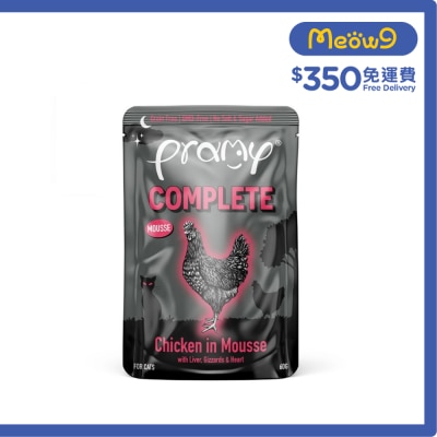 PRAMY 午夜饗宴 主食餐包 鮮嫩雞肉 慕絲 (60g) 貓濕包 MN5 image