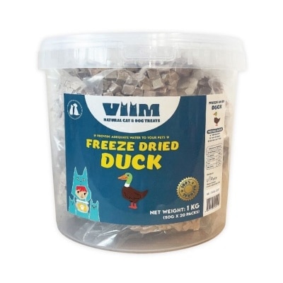 VIIM - 凍乾鴨粒 大桶裝 (1Kg) 451420 貓犬適用