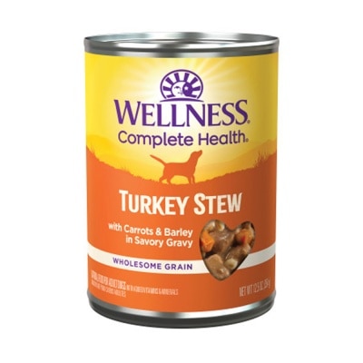 WELLNESS - Stew 火雞薏米甘荀燉肉 狗罐頭 (354g) 017257 Wellness
