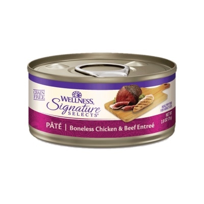 WELLNESS Signature Selects Pate 鮮雞拼嫩牛肉醬配方 貓罐頭(79g) 051800 Wellness