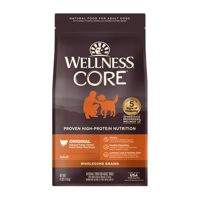 WELLNESS CORE 無穀物 經典原味配方-火雞&雞 (4lb) 成犬 狗糧 88410