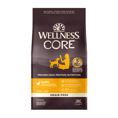 WELLNESS CORE 無穀物 聰明活力配方 (12lb) 幼犬 狗糧 88423
