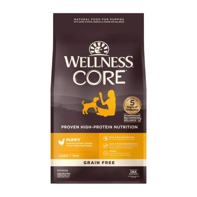 WELLNESS - CORE Grain-Free Smart & Energetic Formula (26lb) Puppy Dog Food 88425