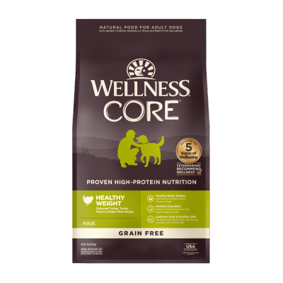 WELLNESS CORE Grain-Free  Healthy Weight Formula (24lb) Adult Dog Food 88436