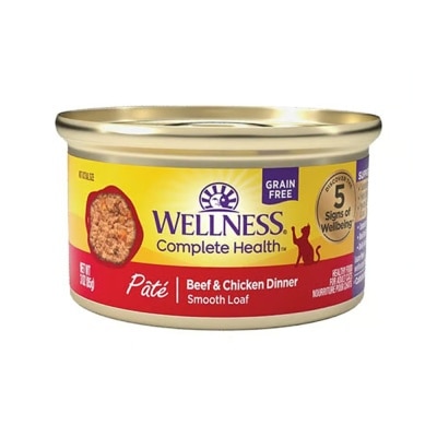 WELLNESS Complete Health™ Pâté 牛肉+雞肉配方 主食罐 (85g) 成貓 貓罐 08943