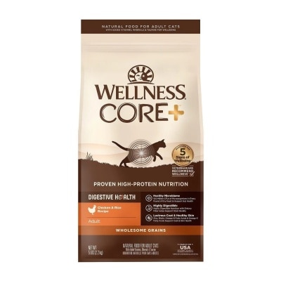 WELLNESS CORE+ 雞肉腸道照護配方 (5lb) 貓乾糧 成貓 89821