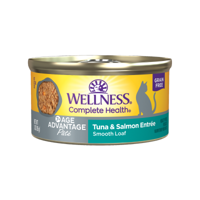WELLNESS - Complete Health™ Pâté Tuna and Salmon Recipe Can Food (85g) Senior Cats 7+ 09161