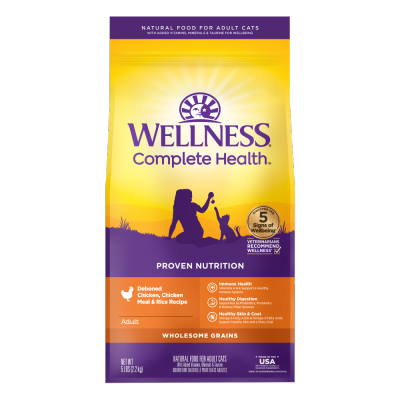 WELLNESS - Complete Health Grain Free™ 無穀物 成貓雞肉配方 (5.5lbs) 貓乾糧 成貓 09201