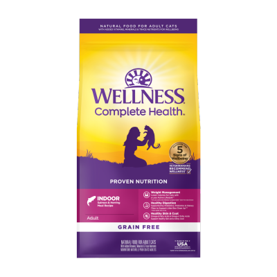 WELLNESS - Complete Health Grain Free™ 無穀物室內貓魚類配方 (11.5lbs) 貓乾糧 09207