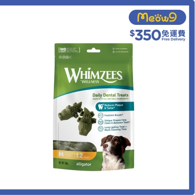 WELLNESS WHIMZEES - 中型犬專用䲔形潔齒骨 M (12支裝) 750704