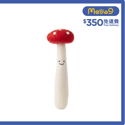 OTHERS WOOLY PAW 羊毛氈玩具 蔬菜系列 蘑菇 ( 約30cm) 貓玩具 內含貓草 510456 image