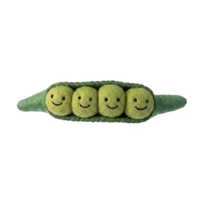 OTHERS - WOOLY PAW 羊毛氈玩具 蔬菜系列 - 豌豆 ( 約30cm) 貓玩具 內含貓草 511095