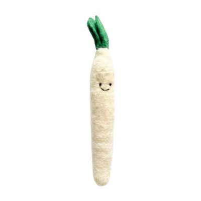 OTHERS - WOOLY PAW 羊毛氈玩具 蔬菜系列 - 白蘿蔔 ( 約40cm) 貓玩具 內含貓草 510494