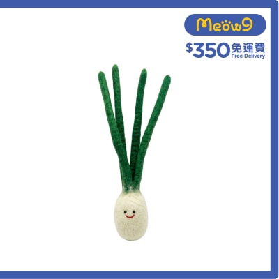 OTHERS WOOLY PAW 羊毛氈玩具 蔬菜系列 大蔥 ( 約40cm) 貓玩具 內含貓草 511101 image
