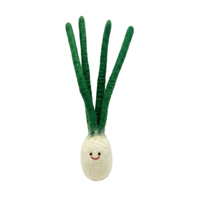 OTHERS WOOLY PAW 羊毛氈玩具 蔬菜系列 - 大蔥 ( 約40cm) 貓玩具 內含貓草 511101