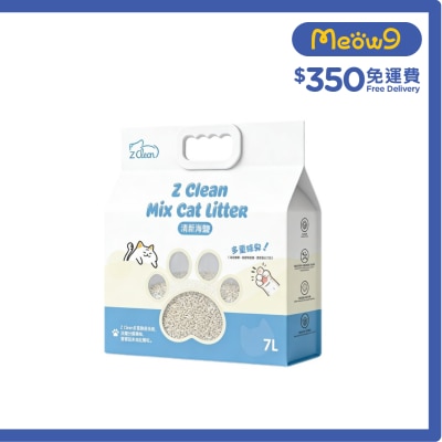 OTHERS Z Clean Mixed Cat Litter (Tofu, Cassava) ( Sea Salt Breeze) 7L