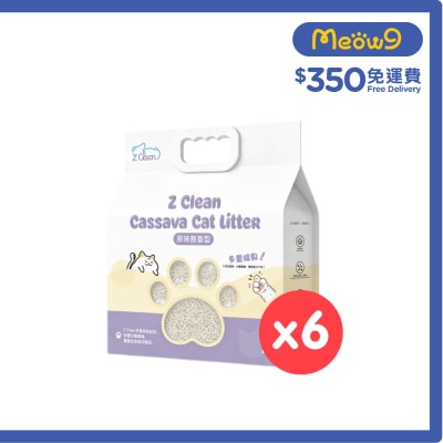 OTHERS - [BoxSet] Z Clean Cassava Cat Litter (Unscented) (7L x 6)