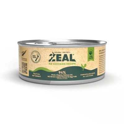 ZEAL 無穀物鮮肉貓罐頭 - 雞肉配方 (90g)