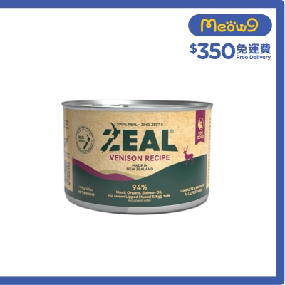 ZEAL 無穀物鮮肉狗罐頭 - 鹿肉配方 (170g)