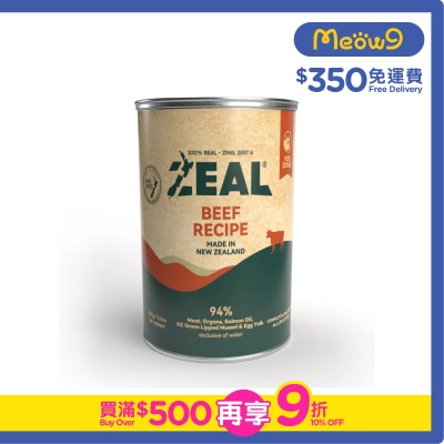ZEAL - 無穀物鮮肉狗罐頭 - 牛肉配方 (390g) 151667