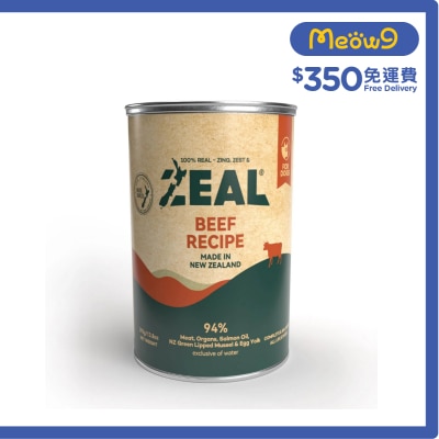 ZEAL 無穀物鮮肉狗罐頭 - 牛肉配方 (390g) 151667