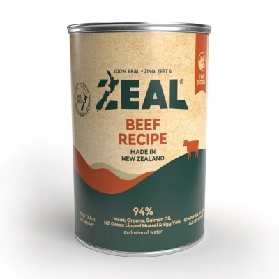 ZEAL 無穀物鮮肉狗罐頭 - 牛肉配方 (390g) 151667