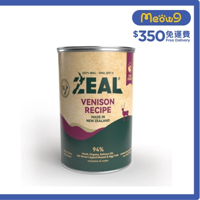 無穀物鮮肉狗罐頭 - 鹿肉配方 (390g)