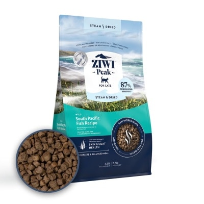 ZIWIPEAK - ZIWI® 巔峰 柔蒸溫乾貓糧 - 野生南太平洋魚 食譜 (2.2kg/4.9lb) Ziwi 貓糧 210031