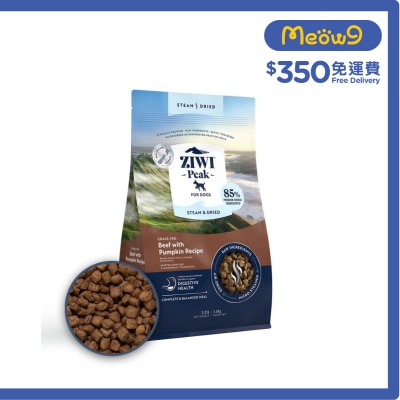 ZIWIPEAK ZIWI® 巔峰 柔蒸溫乾狗糧 - 草飼牛肉 配南瓜 食譜(1.5kg/3.3lb) Ziwi 狗糧 210017