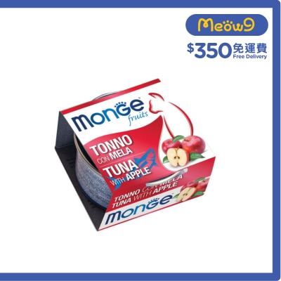 MONGE - Fruits - Tuna + Apple Flavor (80g) Adult Cat Can 013284