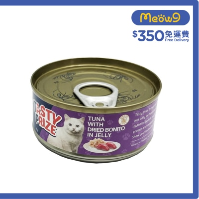 TASTY PRIZE Tuna with Dried Bonito in Jelly (70g) cat can 21084