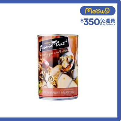FUSSIE CAT 沙甸魚＋鯖魚肉 (400g) 貓罐頭 Sardine & Mackerel 300807 image