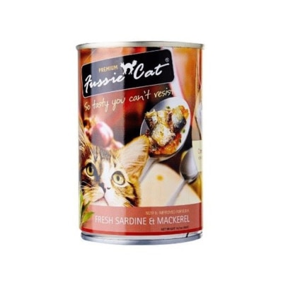 FUSSIE CAT 沙甸魚＋鯖魚肉 (400g) 貓罐頭 Sardine & Mackerel 300807