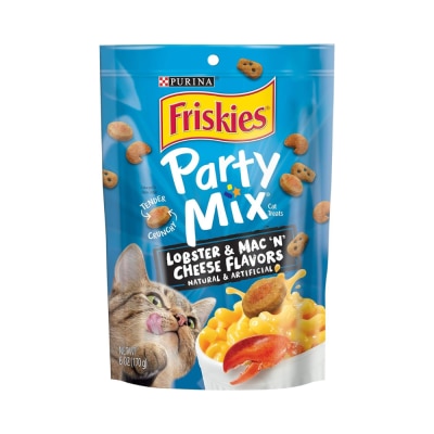 FRISKIES - Party Mix Lobster & Mac 'N' Cheese Crunch Cat Snack (170g) 17181